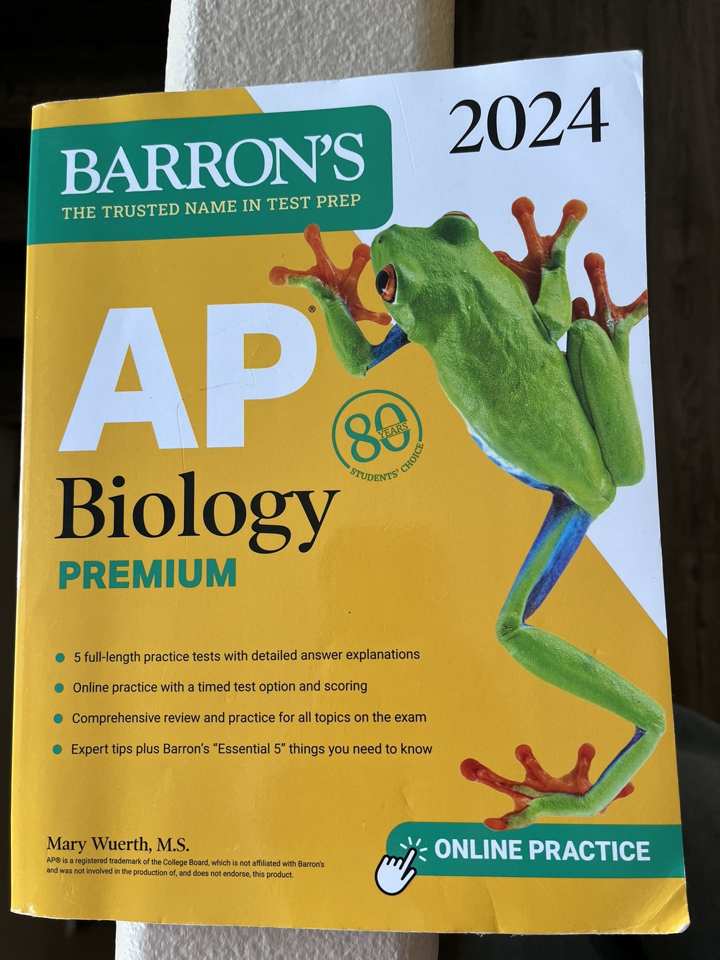 AP Biology Barton’s Prep Book 2024
