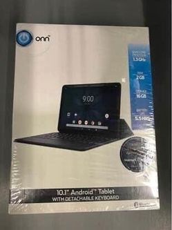 NEW - onn. 10.1" Android Tablet with Detachable Keyboard, 16GB