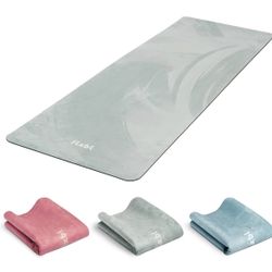 FLXBL Travel Yoga Mat and Top Layer - Thin, Light, Foldable and Washable