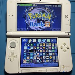 Nintendo White 3DS XL - Custom Setup - 64GB