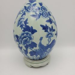 9x6 Decorative Porcelain Egg
