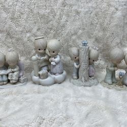 Precious Moments 4 Couples Figurines