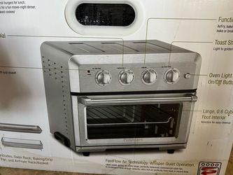 NEW Cuisinart Air Fryer Toaster Oven