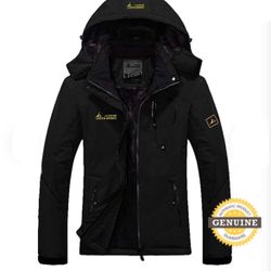 Women Waterproof Jacket Winter Warm Snow Coat Windproof Mountain Raincoat Hooded Size L