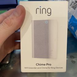 Ring Chime Pro Wifi Extender, Nightlight & Chime for Ring Devices White, New