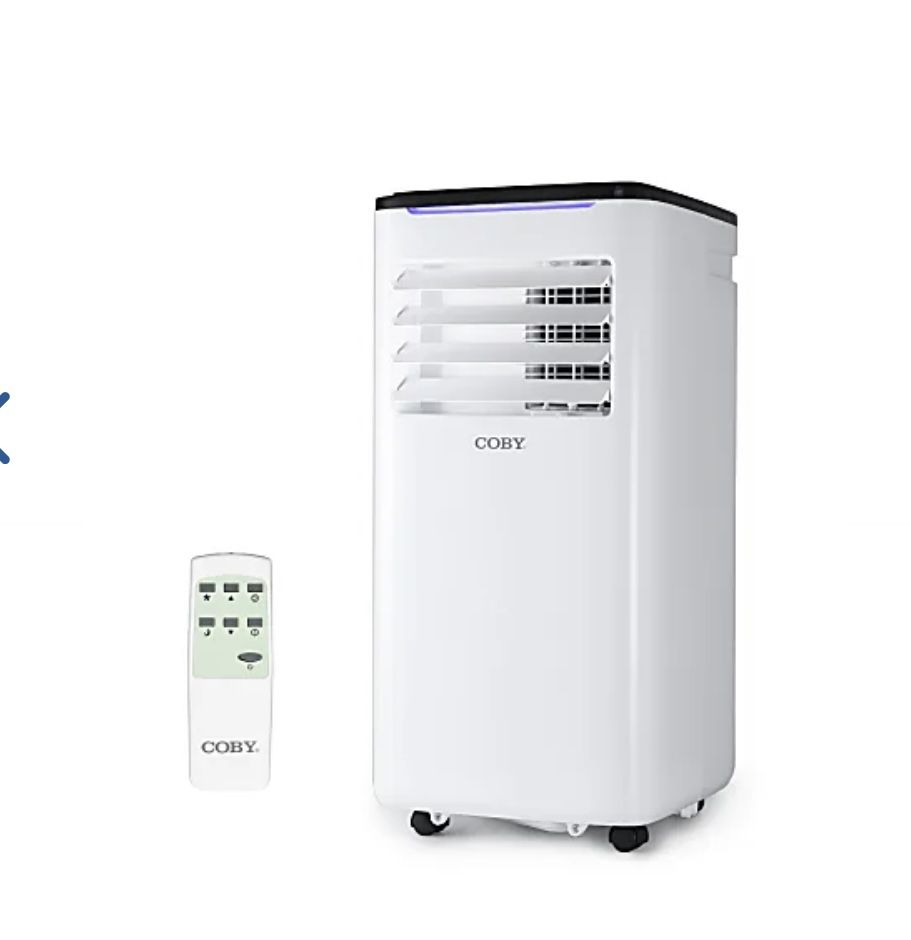 COBY Portable Air Conditioner 3-in-1 AC Unit, Dehumidifier & Fan, 9,000 BTU
