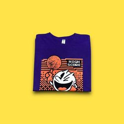 Phoenix Suns Pac-Man high score NBA t-shirt purple men’s large 