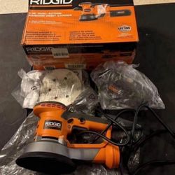 RIDGID 4 Amp Corded 6 in. Variable-Speed Dual Random Orbital Sander with AIRGUARD Technology