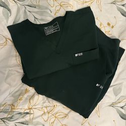 Figs Scrubs Set: Emerald Green