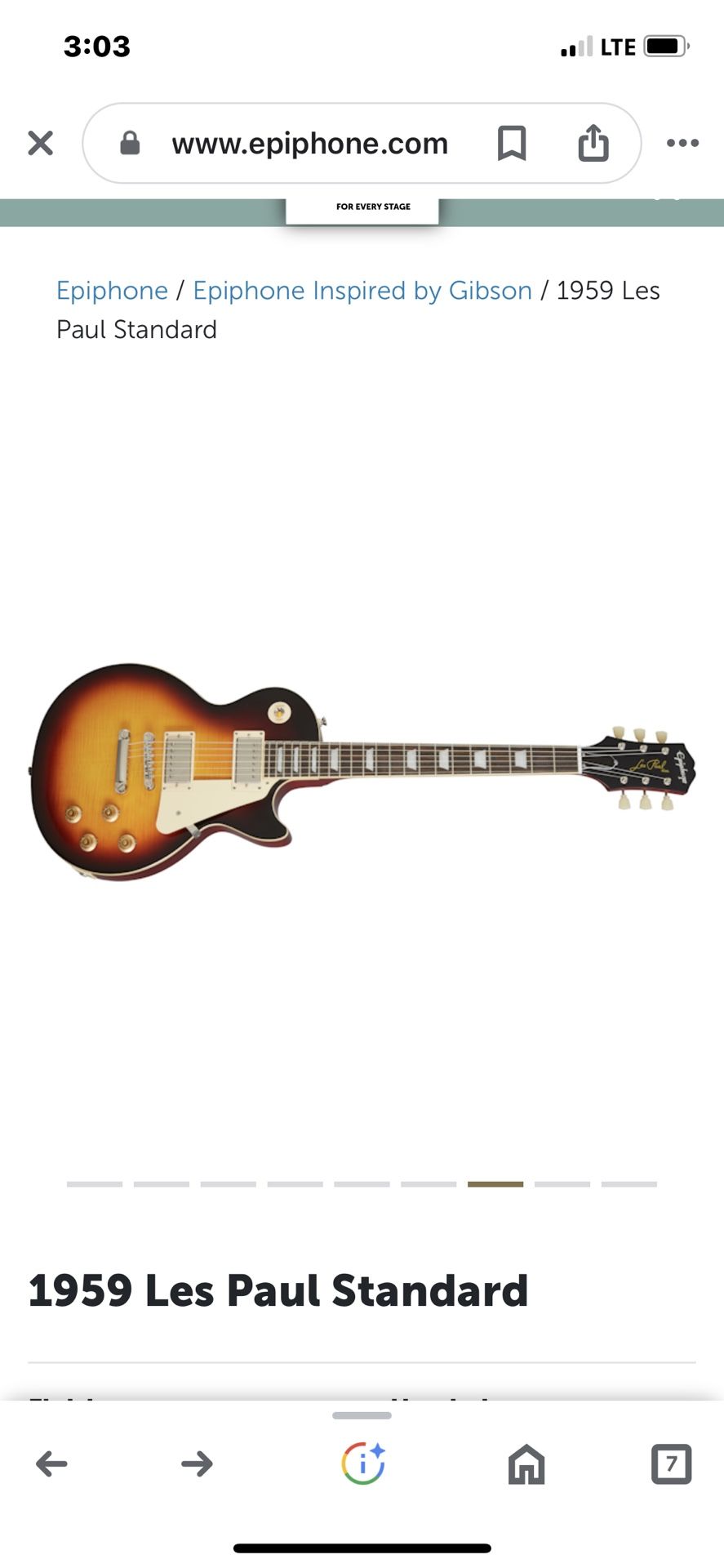 2020 GIBSON CUSTOM SHOP EPIPHONE AGED DARK BURST LES PAUL