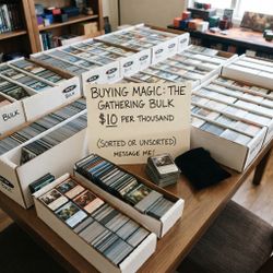 Buying Bulk Magic The Gathering $10 Per Thousand