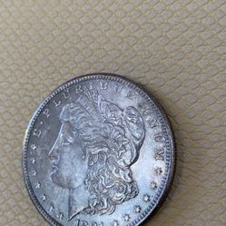 1881 S Morgan Silver Dollar 