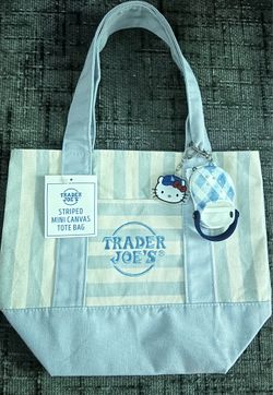 Trader Joe's Mini Tote Bag 🩵