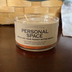 Whiskey River Soap Co. - NEW "Personal Space " candle