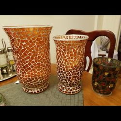 Mosaic title hurricane/vase