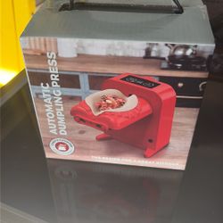 Electric Automatic Dumpling Maker Machine Red Brand New in Box