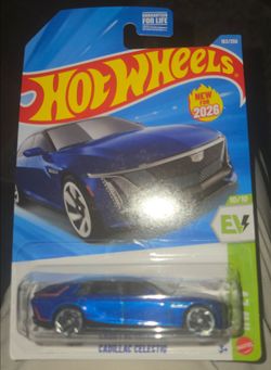 Hot Wheels Cadillac Celestiq HW EV Blue 1:64 Diecast Car 2026