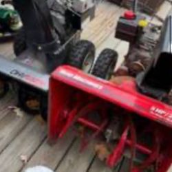 Two Big Snowblowers.  Today. 250 Each 