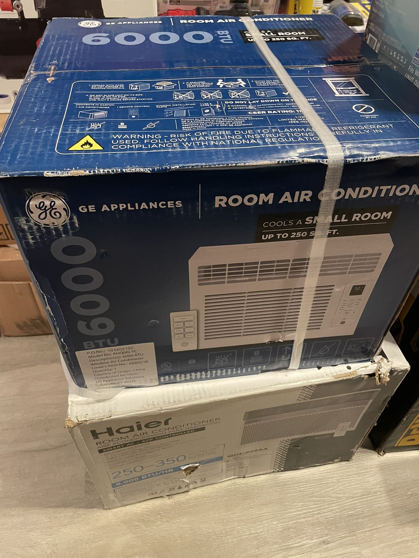 GE Small Room Window Air Conditioner, Remote Included (115-Volt, 6000-BTU)