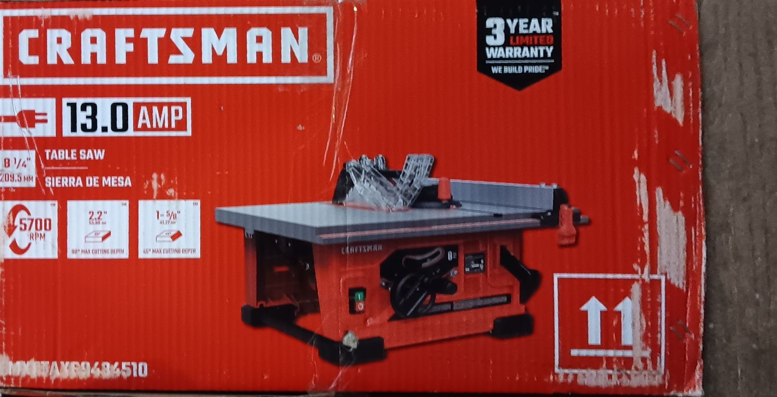 Craftsman Portable Bench Top Portable Table Saw