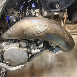 kx125 pipe and silencer 