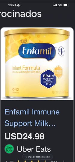 Enfamil milk, leche enfamil 15 each
