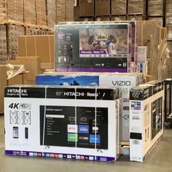 HD40 65” Hitachi Smart 4k Roku Led Tv 