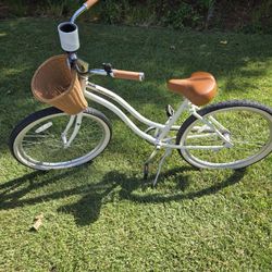 Retrospec Chatham Step Through Beach Cruise, White In Color