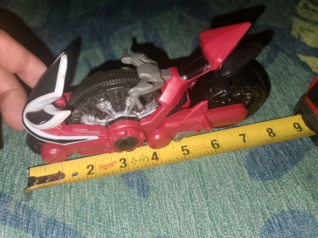 Power Rangers Super Samurai Red Disc Bike Zord Maker Foot Bike ONLY Red Ranger
