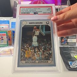 PSA 9 COLLEGE MICHAEL JORDAN (RARE) 