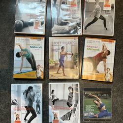 Barre 3 Barre3 Pilates DVDs Lot Stott Pilates 8 Discs 