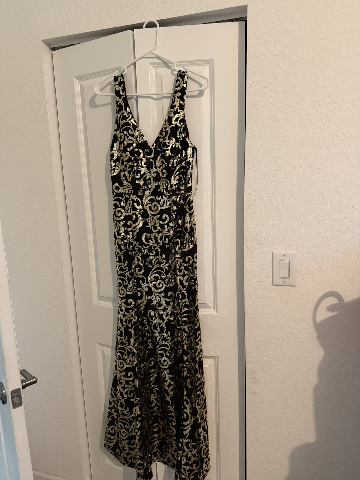 Black And Gold Formal Dress