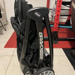 hicco BravoFor2 Standing/Sitting Double Stroller - Iron | Black/Grey