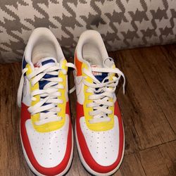 Nike Air Force 1 '07 LV8 Low Rubiks Cube Multicolor Red 10