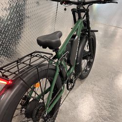 52V/2000/3000Watt Dual Motor AWD MTB Electric Mountain E-bike, 38mph, Fat Tire 26x4.0