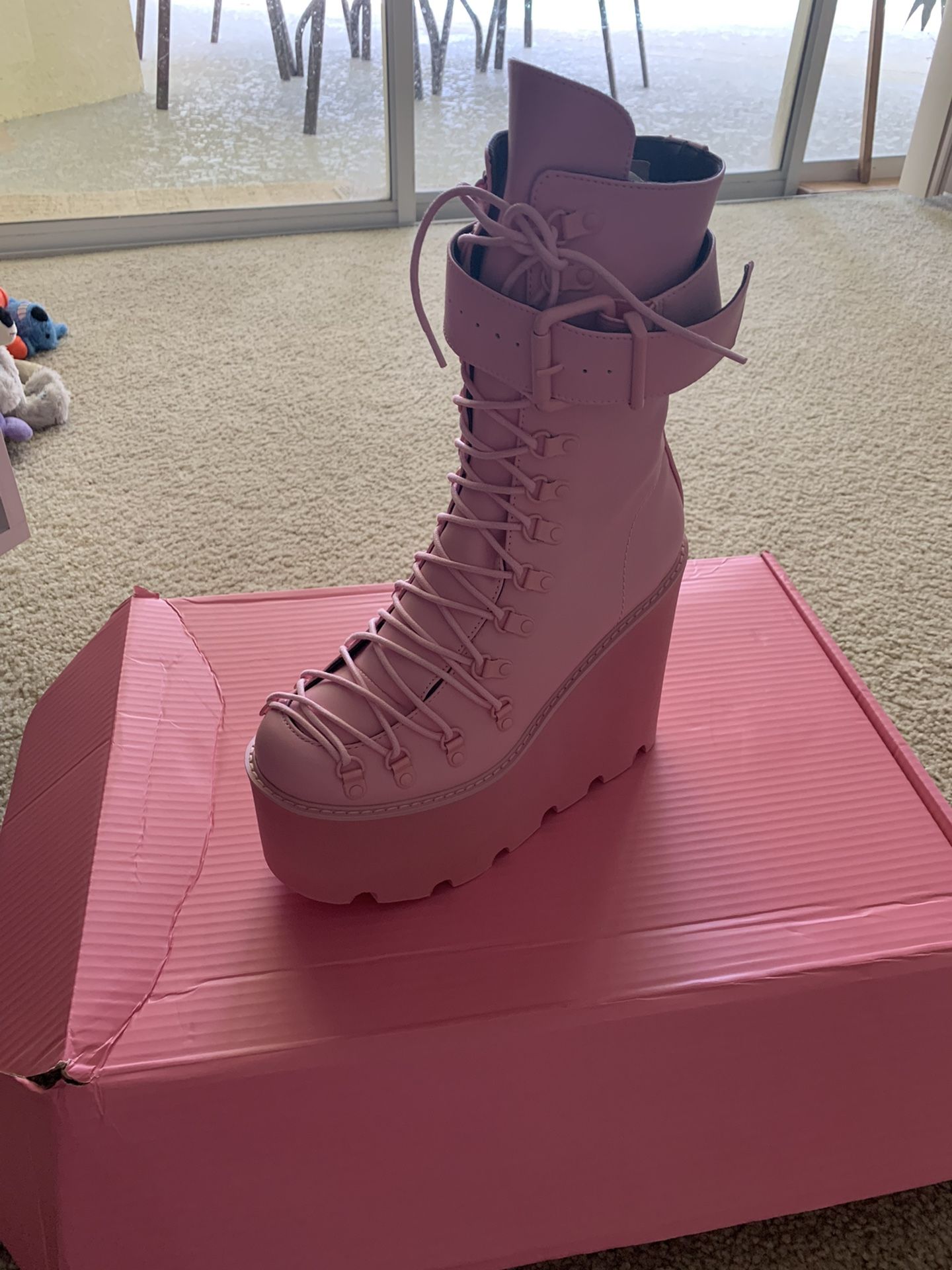 Pink Boots