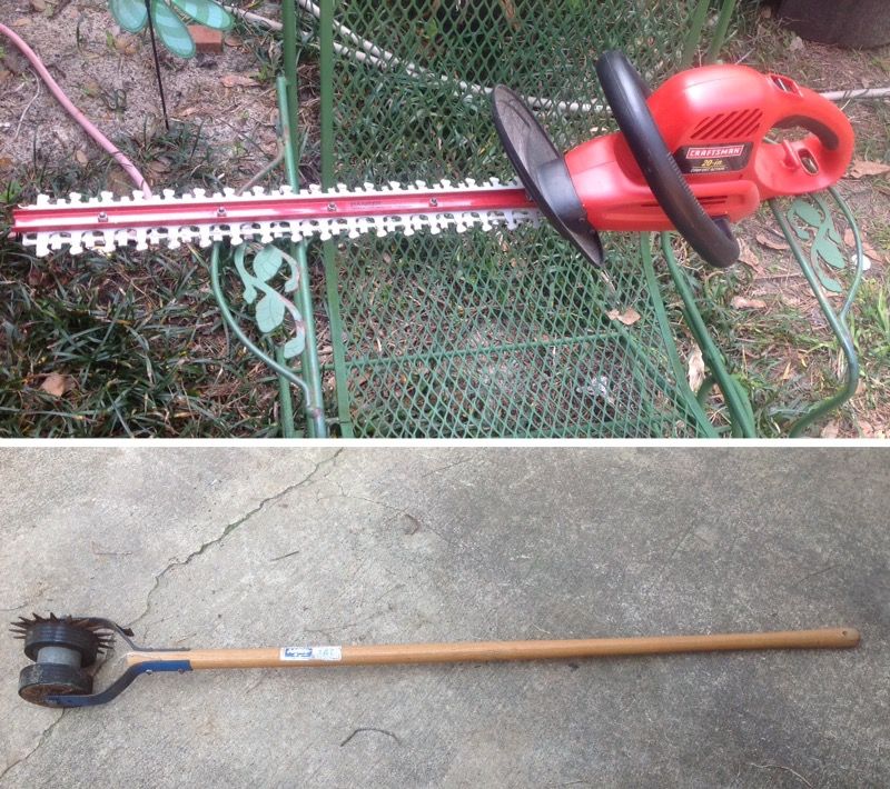 Sears 20 in. Hedge trimmer & manual edger