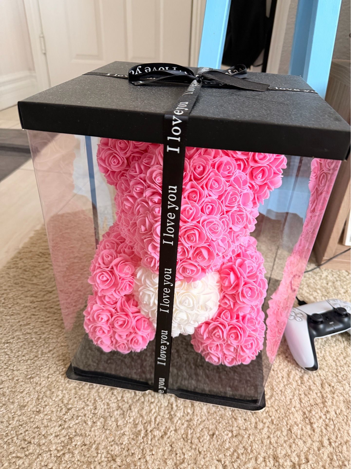 Boquet Bear Artificial Love Flower Decoration