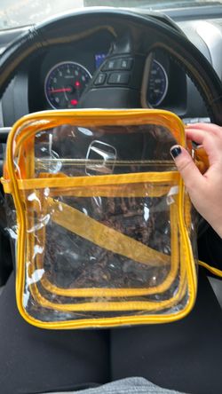 Clear travel bag