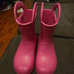 Unisex Pink Crocs Size 12C