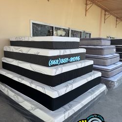 Twin Memory Foam Mattress And Boxspring Set 