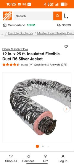 HVAC Insulation flexible Duck