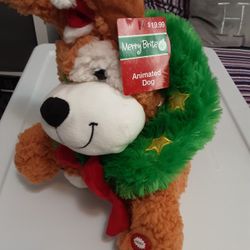 Merry Brite Animated Dog