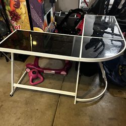 Glass Office Desk 
