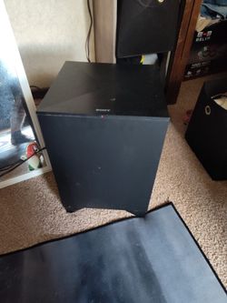 Sony Wireless Subwoofer Model SA-WCT770