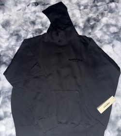 Black Essentials Fear Of God Hoodie