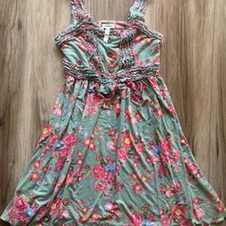 Matilda Jane Girls - Green Floral Dress - Size 14
