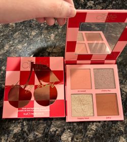 NEW CIATE LONDON CHERRY BOMB BLUSH AND HIGHLIGHTER PALETTE $12!!!