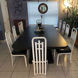 Large Dining Room Table and Chairs