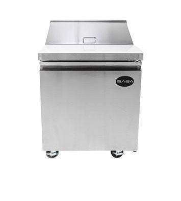 Saba 27” sandwich prep Table SPS-27-8